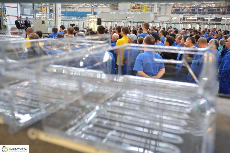 Gyárlátogatás az Electroluxnál - fotó Szarka Lajos