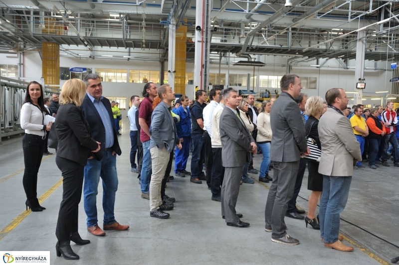 Gyárlátogatás az Electroluxnál - fotó Szarka Lajos