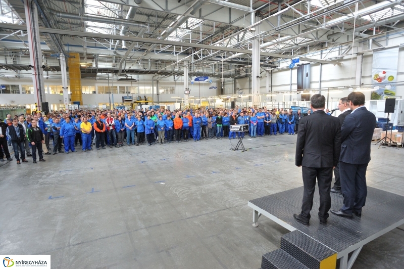 Gyárlátogatás az Electroluxnál - fotó Szarka Lajos