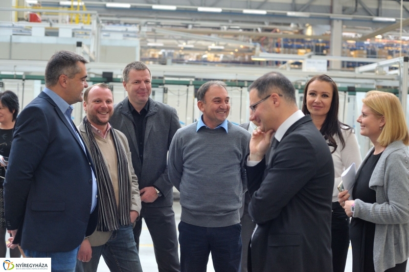 Gyárlátogatás az Electroluxnál - fotó Szarka Lajos