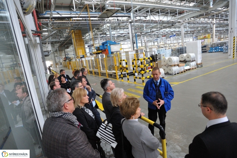 Gyárlátogatás az Electroluxnál - fotó Szarka Lajos