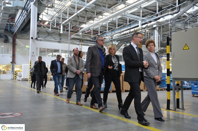 Gyárlátogatás az Electroluxnál - fotó Szarka Lajos