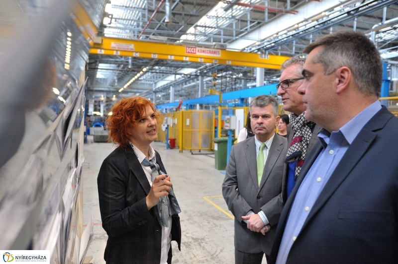 Gyárlátogatás az Electroluxnál - fotó Szarka Lajos