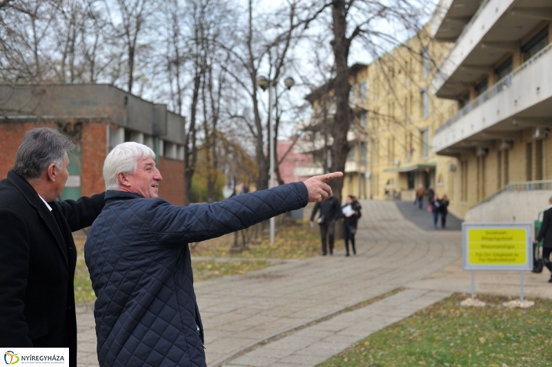 Felújítási munkálatok a kórházban - fotó Szarka Lajos