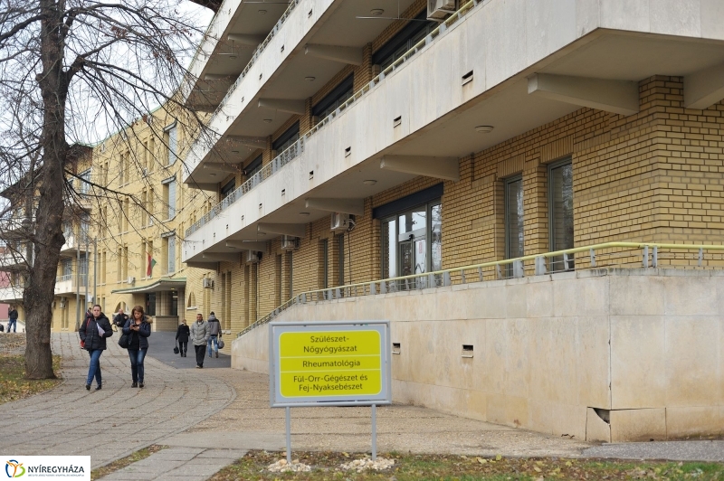 Felújítási munkálatok a kórházban - fotó Szarka Lajos