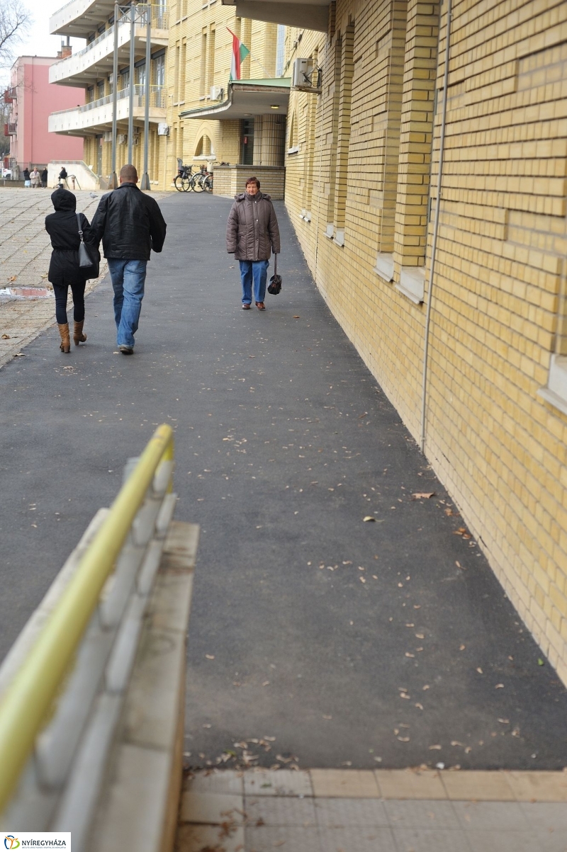 Felújítási munkálatok a kórházban - fotó Szarka Lajos