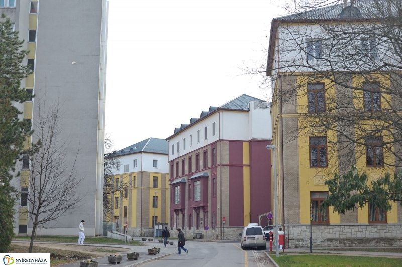 Felújítási munkálatok a kórházban - fotó Szarka Lajos