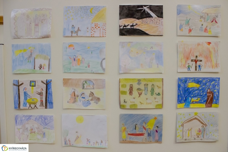 Jézus élete rajzkiállítás - fotó Szarka Lajos
