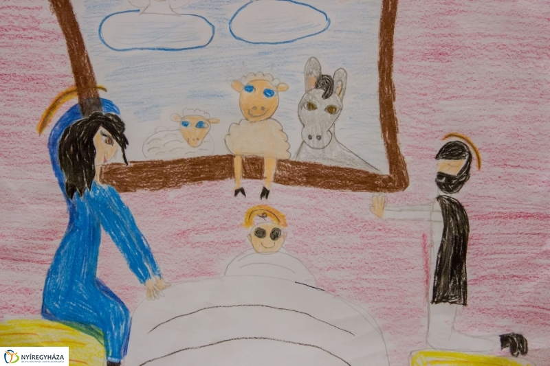 Jézus élete rajzkiállítás - fotó Szarka Lajos