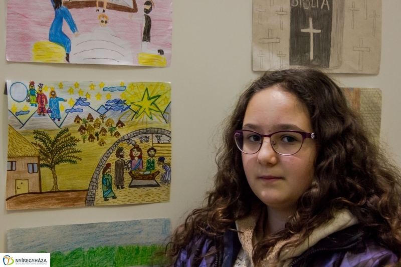 Jézus élete rajzkiállítás - fotó Szarka Lajos