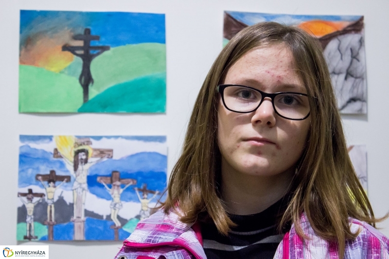 Jézus élete rajzkiállítás - fotó Szarka Lajos