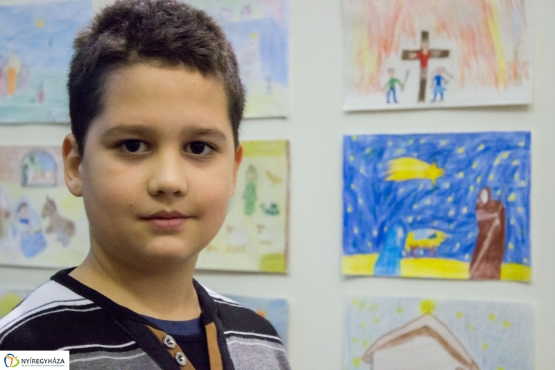 Jézus élete rajzkiállítás - fotó Szarka Lajos