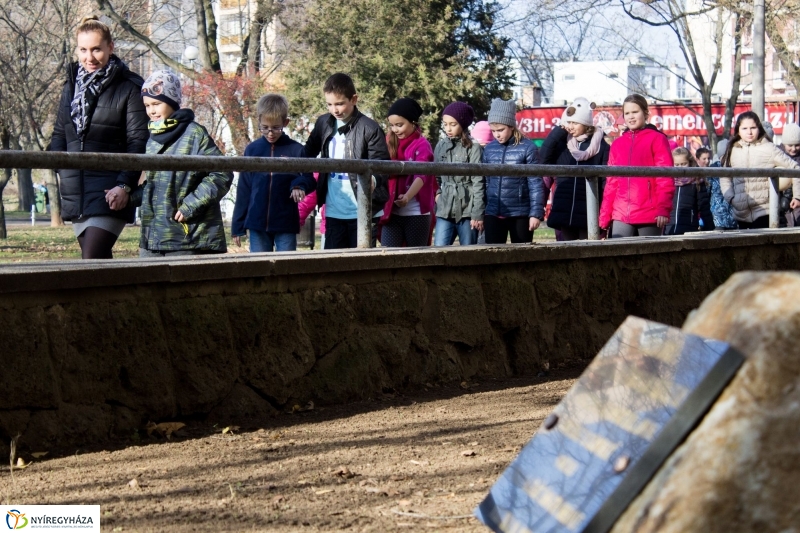 Emlékfa ültetés az Apáczai iskolában - fotó Szarka Lajos