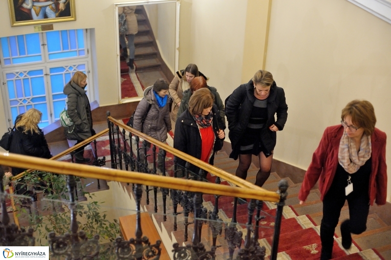 Külföldi diákok a Városházán - fotó Szarka Lajos