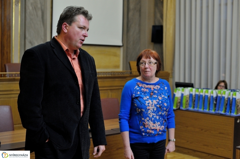 Külföldi diákok a Városházán - fotó Szarka Lajos