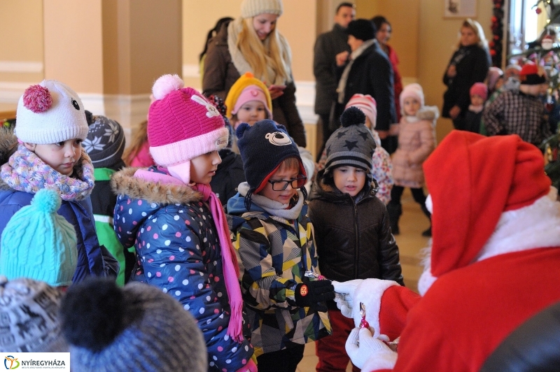 Mikulás a Városházán - fotó Szarka Lajos