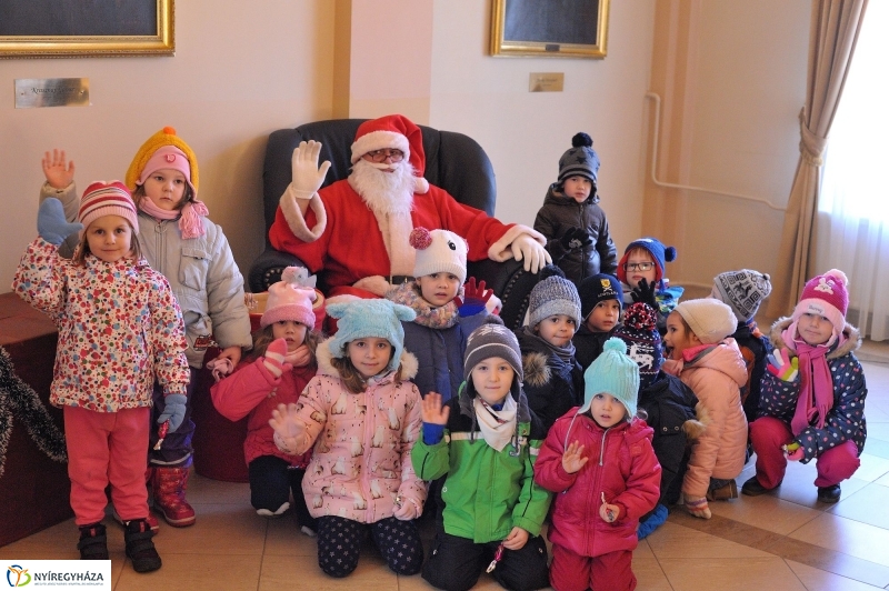 Mikulás a Városházán - fotó Szarka Lajos