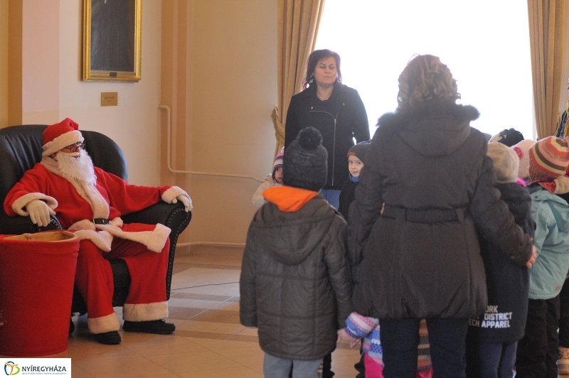 Mikulás a Városházán - fotó Szarka Lajos