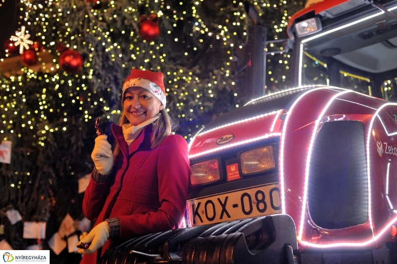 Traktoros Mikulás - fotó Szarka Lajos