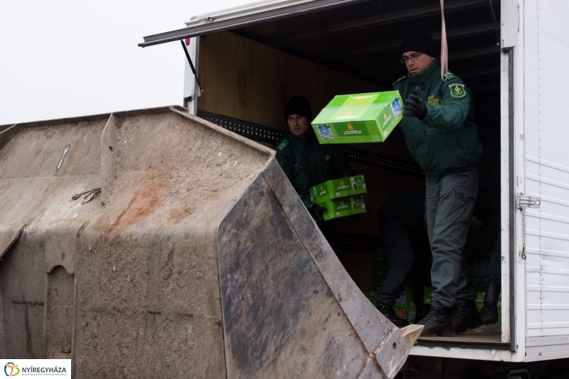 Dohányba gázoltak - fotó Szarka Lajos