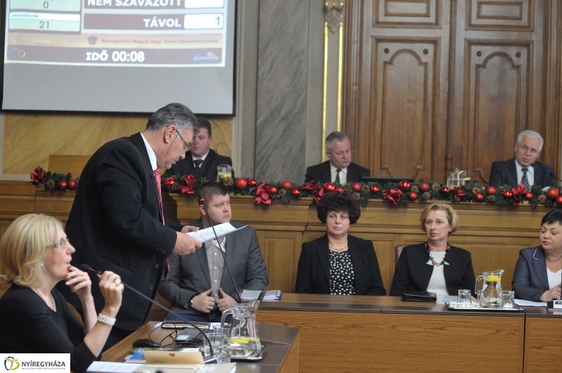 Városi Közgyűlés 20161215 - fotó Szarka Lajos