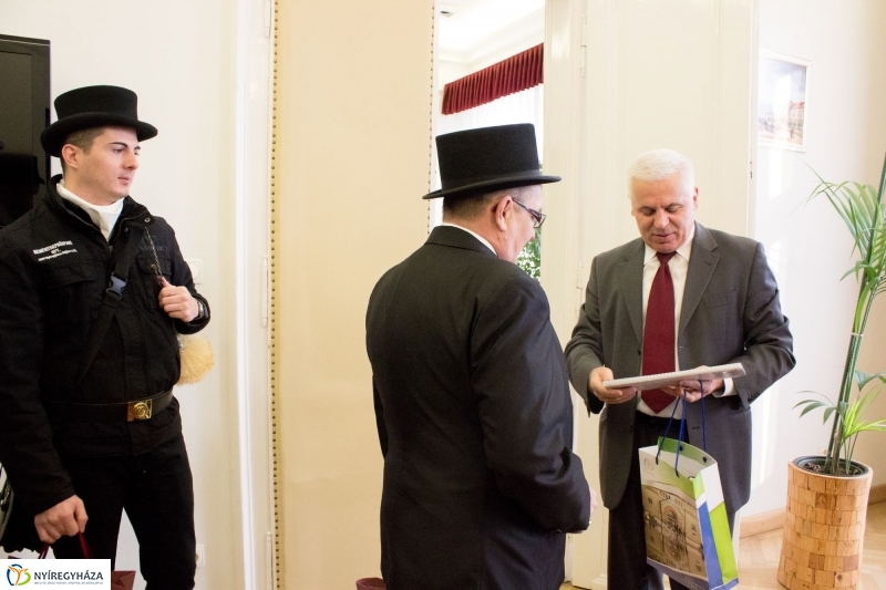 Újévi jókívánságok a Városházán - fotó Szarka Lajos