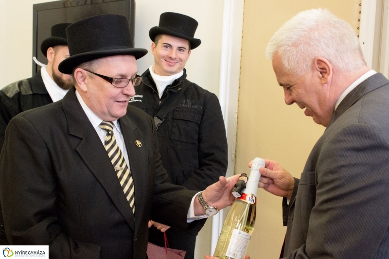 Újévi jókívánságok a Városházán - fotó Szarka Lajos