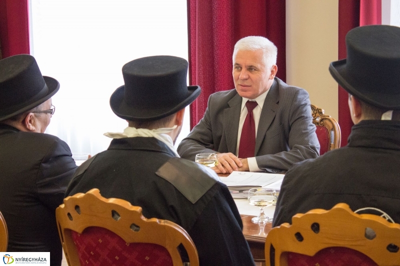 Újévi jókívánságok a Városházán - fotó Szarka Lajos