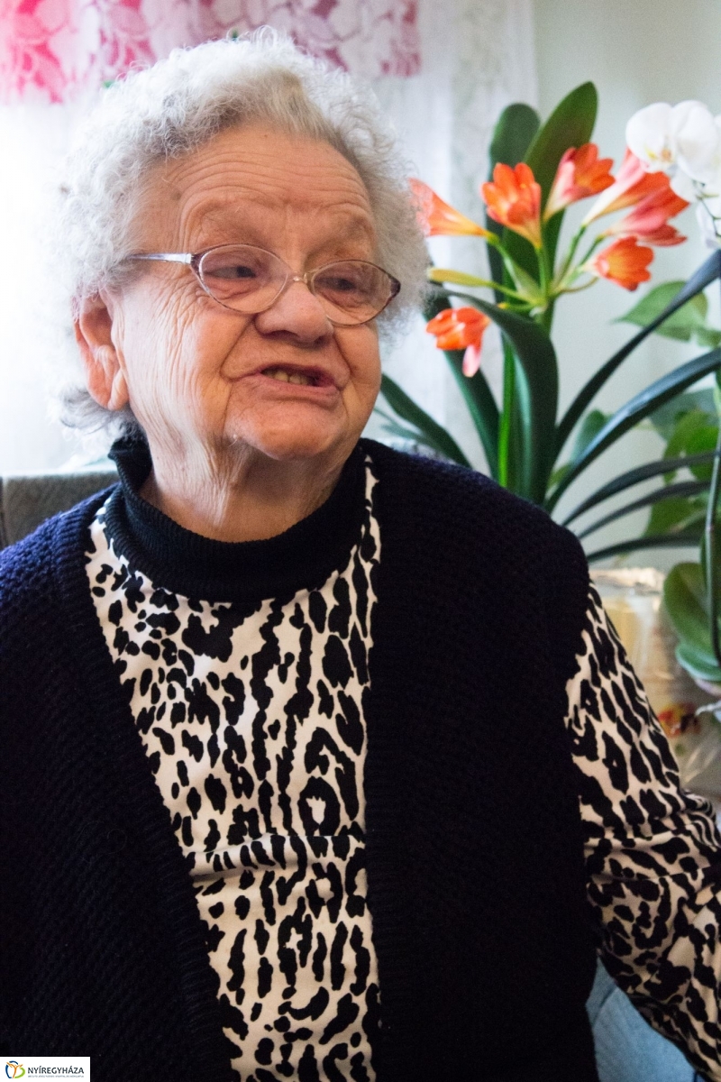 Szépkorú köszöntése Árvai Sándorné - fotó Szarka Lajos