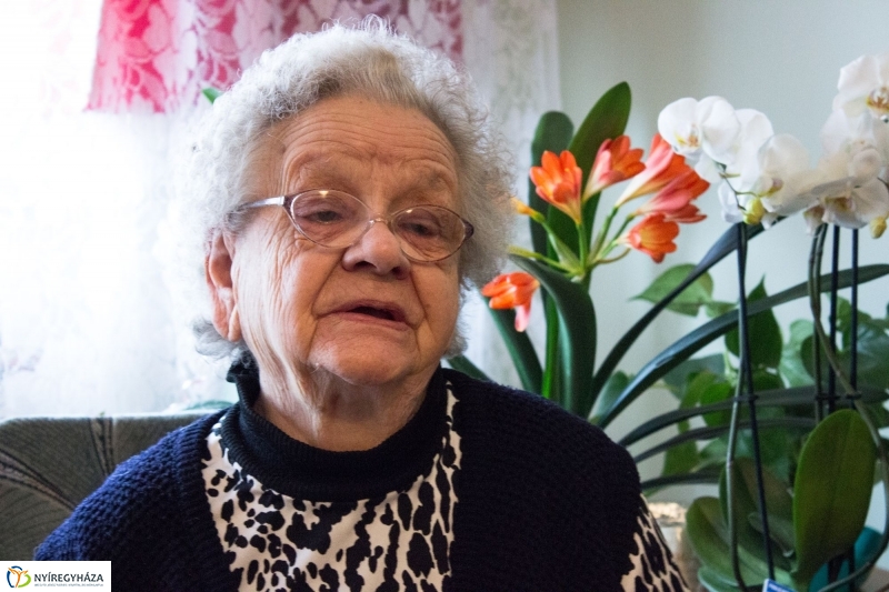 Szépkorú köszöntése Árvai Sándorné - fotó Szarka Lajos