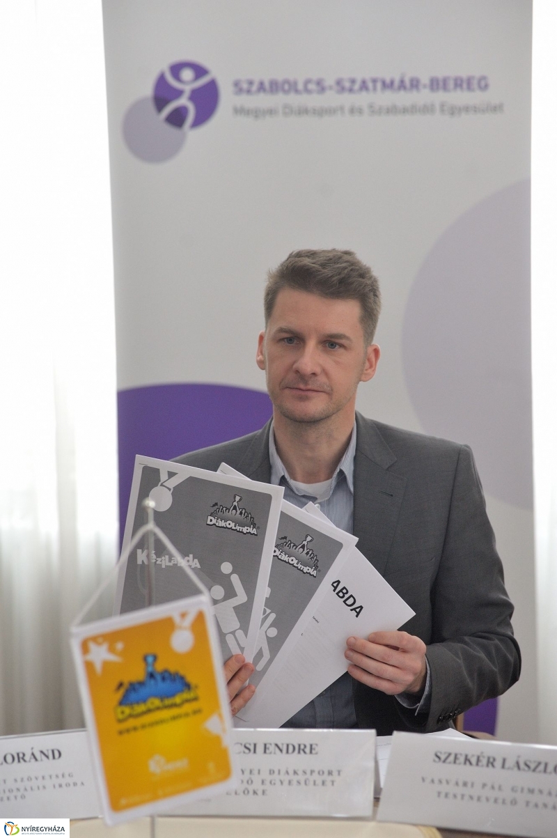 Diákolimpia sajtótájékoztató - fotó Szarka Lajos