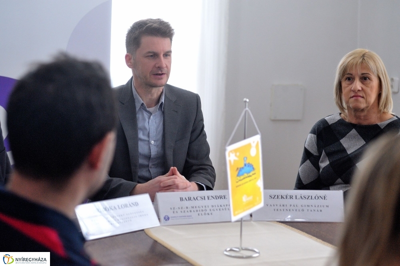 Diákolimpia sajtótájékoztató - fotó Szarka Lajos