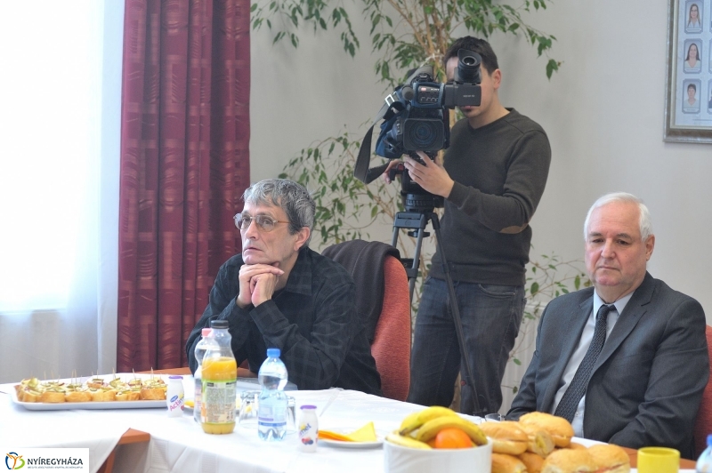 Sajtótájékoztató az Egészségügyi Főiskolán - fotó Szarka Lajos