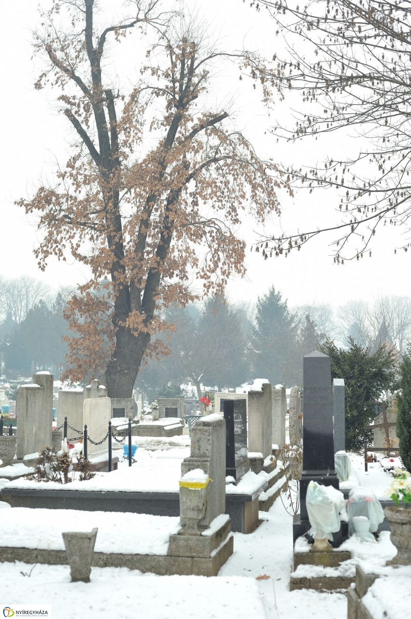 Temető télen - fotó Szarka Lajos
