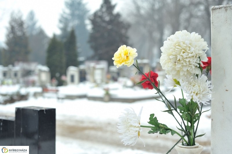 Temető télen - fotó Szarka Lajos