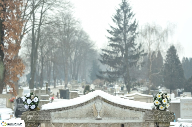 Temető télen - fotó Szarka Lajos