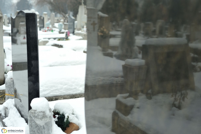 Temető télen - fotó Szarka Lajos