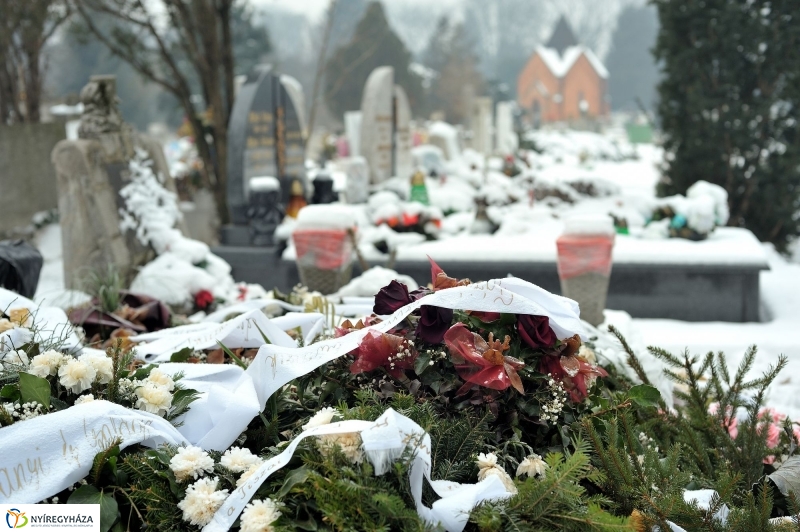 Temető télen - fotó Szarka Lajos