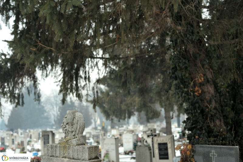 Temető télen - fotó Szarka Lajos