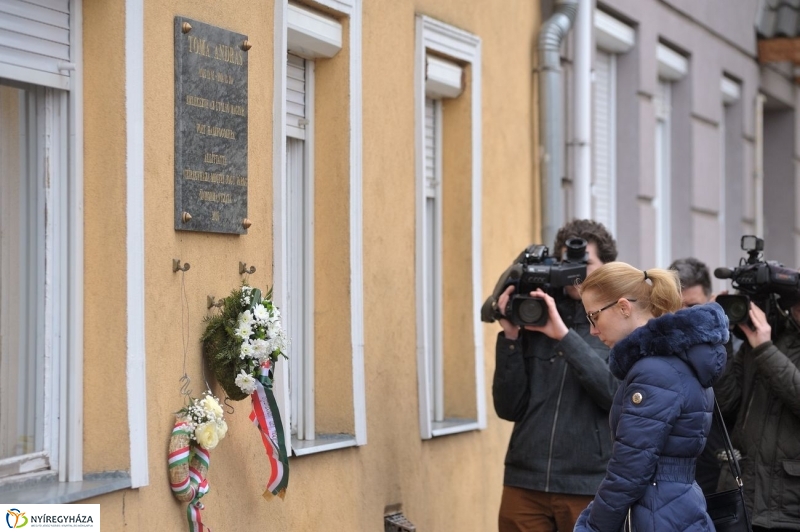 Toma Andrásra emlékeztek - fotó Szarka Lajos