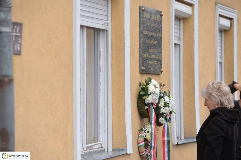 Toma Andrásra emlékeztek - fotó Szarka Lajos