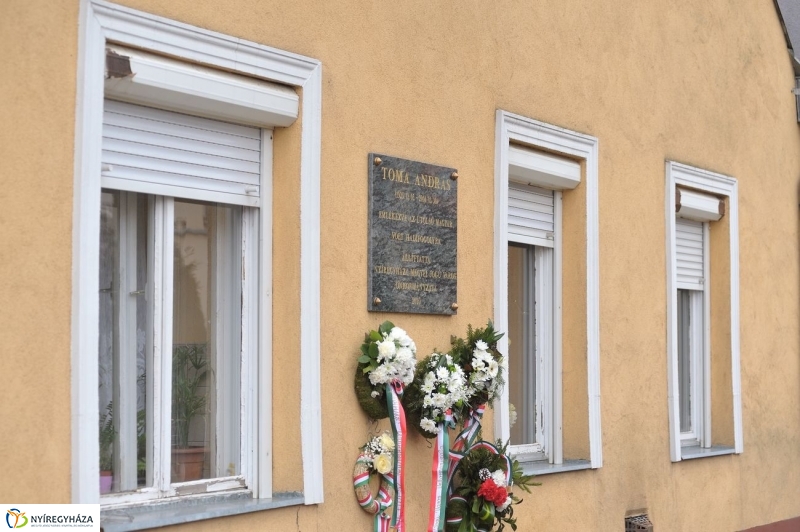 Toma Andrásra emlékeztek - fotó Szarka Lajos