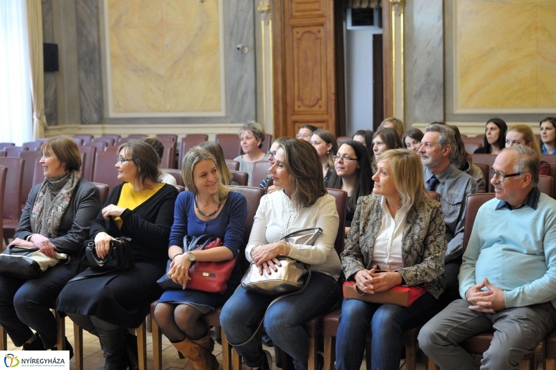 Védőnők a Városházán - fotó Szarka Lajos