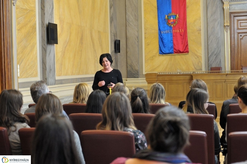 Védőnők a Városházán - fotó Szarka Lajos