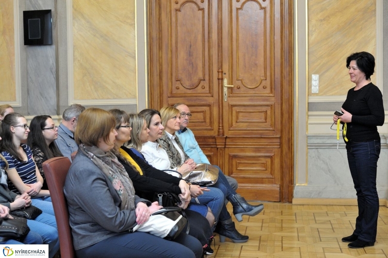 Védőnők a Városházán - fotó Szarka Lajos