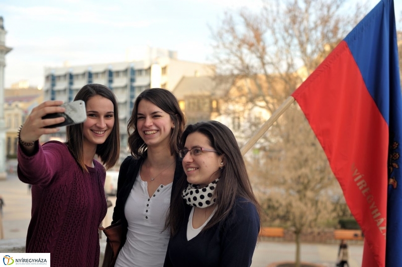 Védőnők a Városházán - fotó Szarka Lajos