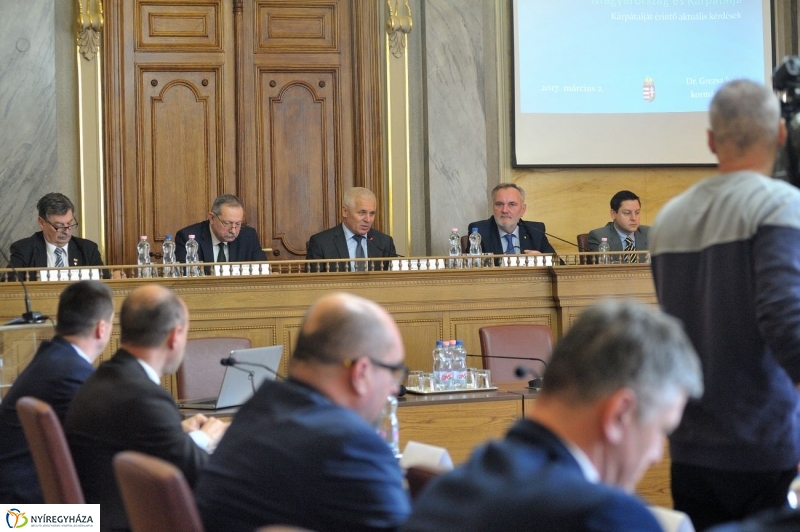 Országgyűlés Nemzeti Összetartozás Bizottsága  - fotó Szarka Lajos