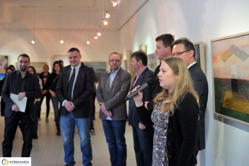 Lengyel művészek a Városi Galériában - fotó Szarka Lajos