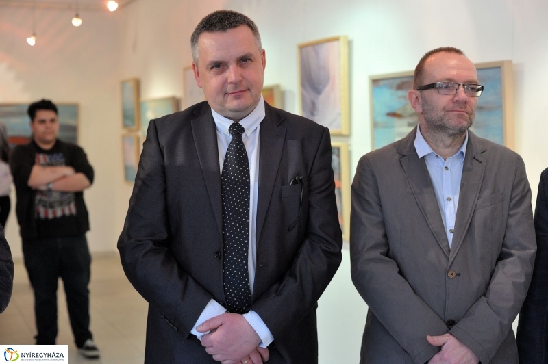 Lengyel művészek a Városi Galériában - fotó Szarka Lajos