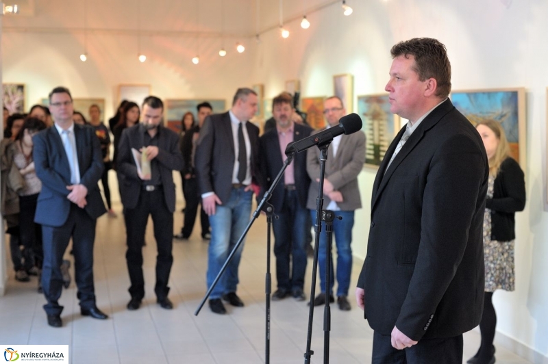 Lengyel művészek a Városi Galériában - fotó Szarka Lajos